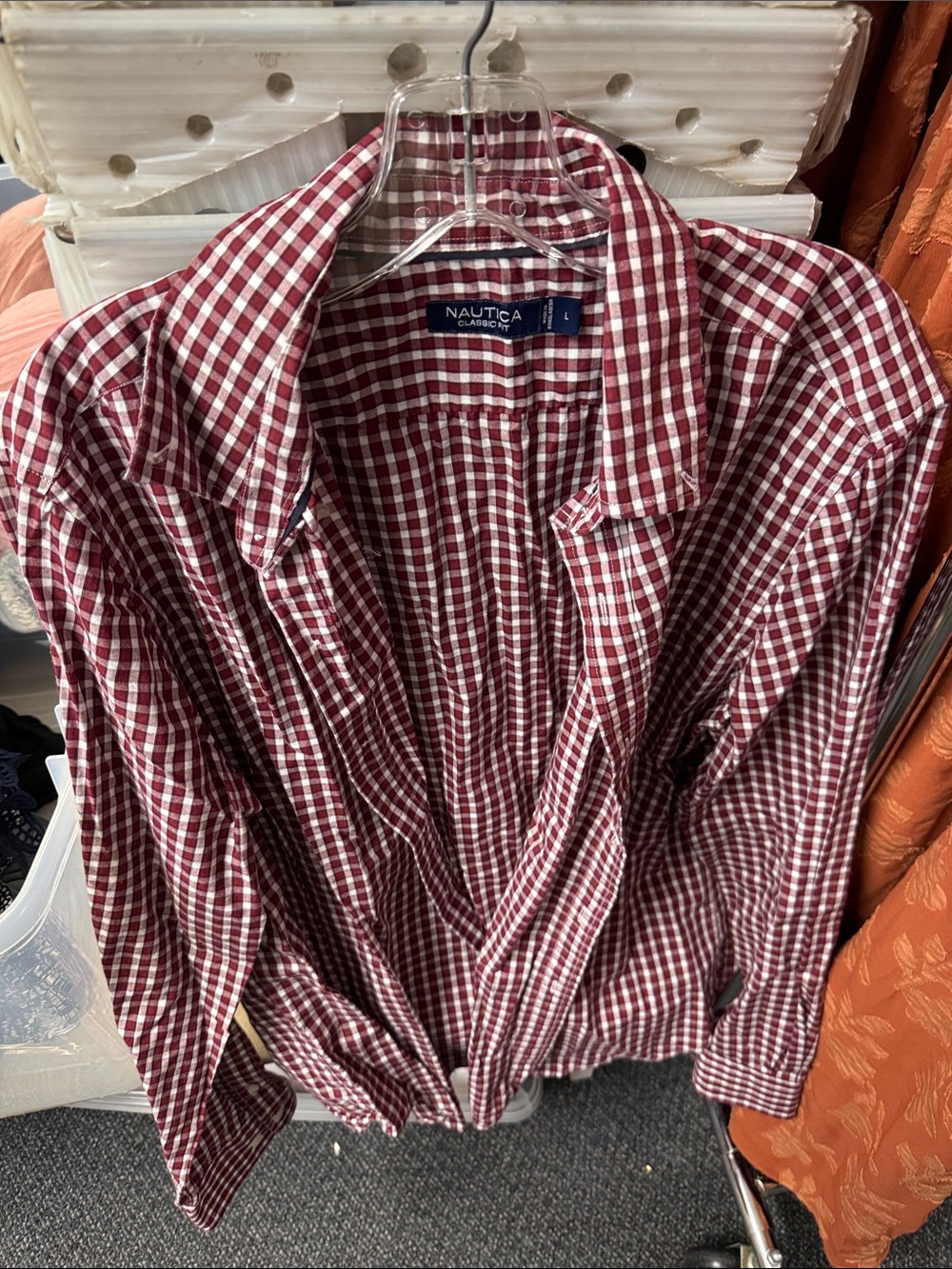 Nautica button down L // 082820